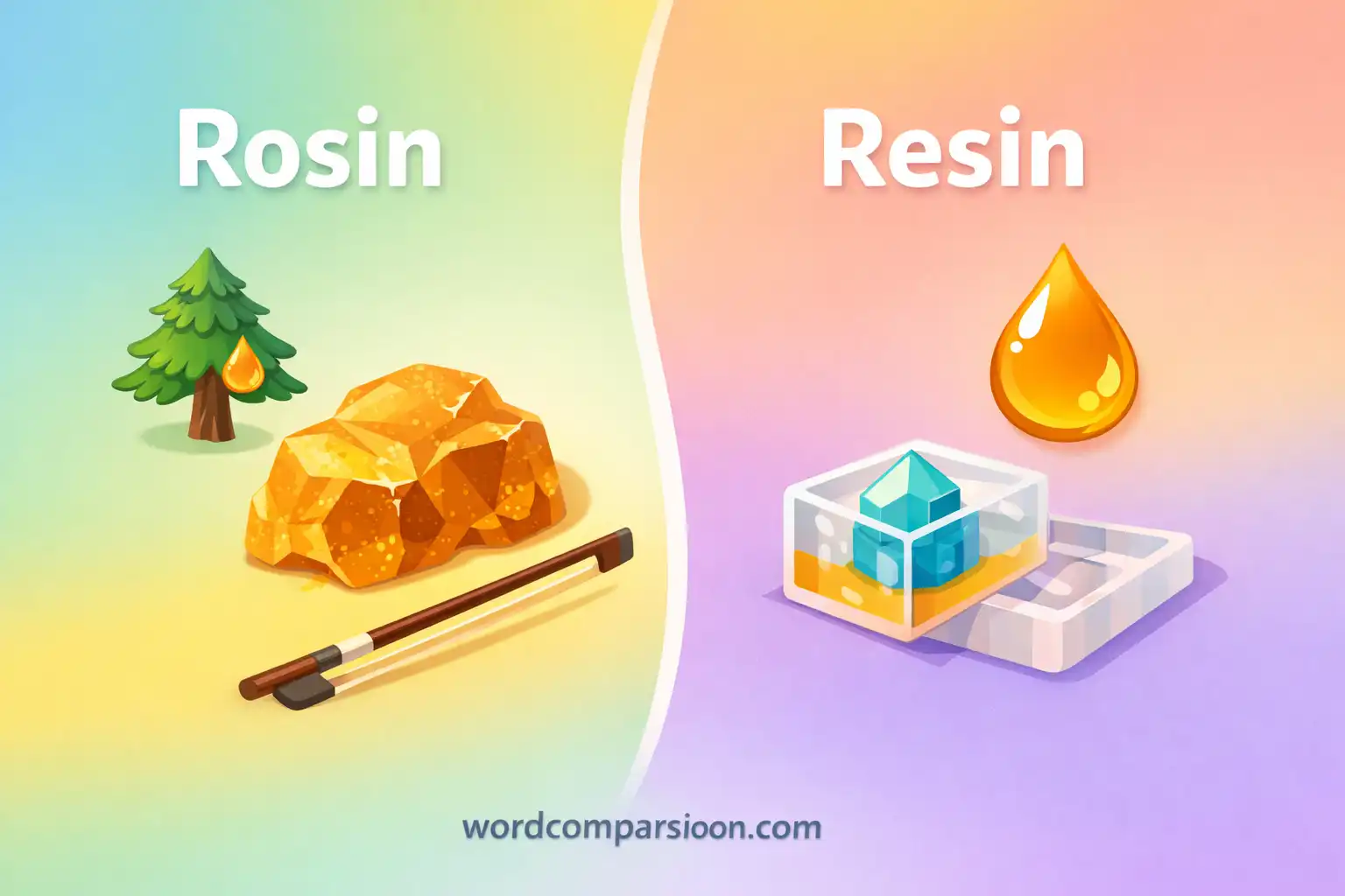 Rosin or Resin