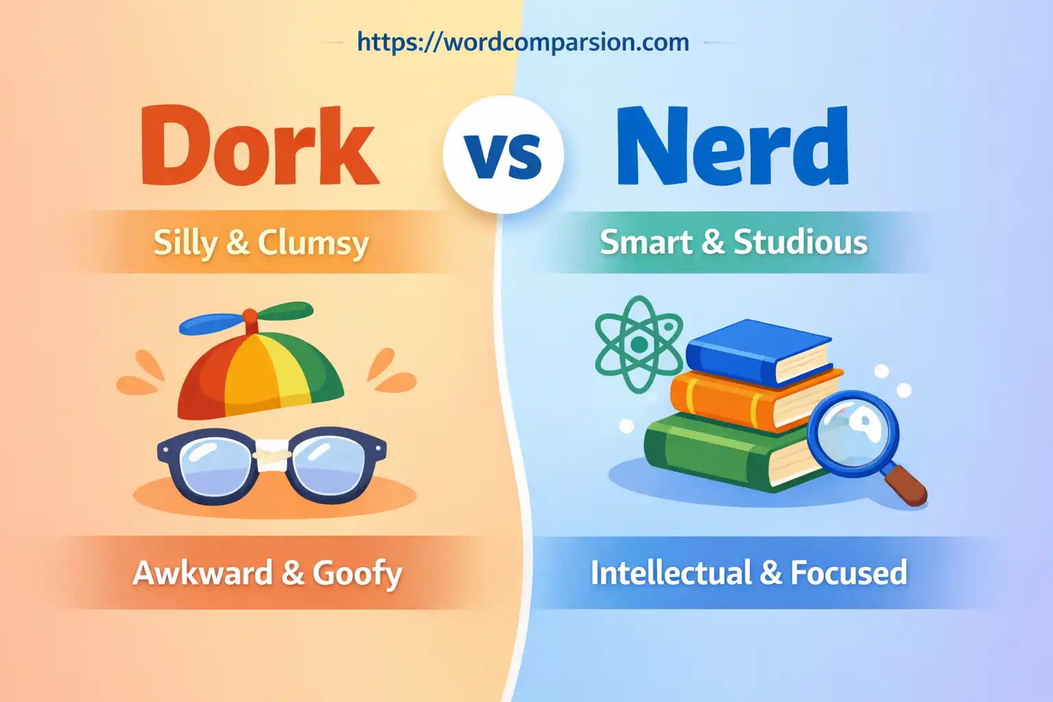 dork vs nerd