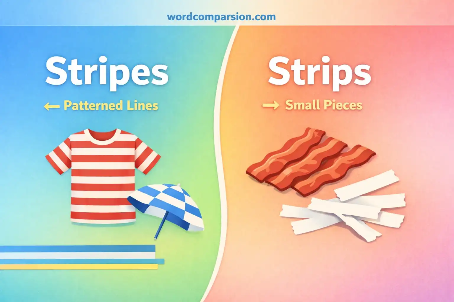 stripes vs strips