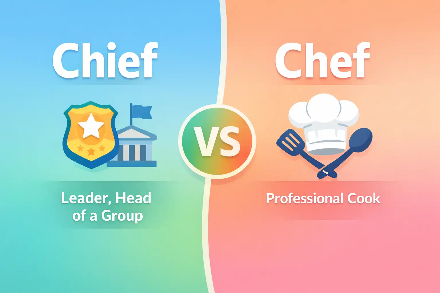 chief vs chef