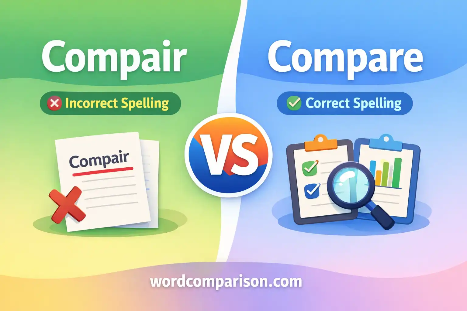 compair vs compare