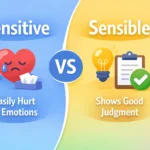 sensitive vs sensible