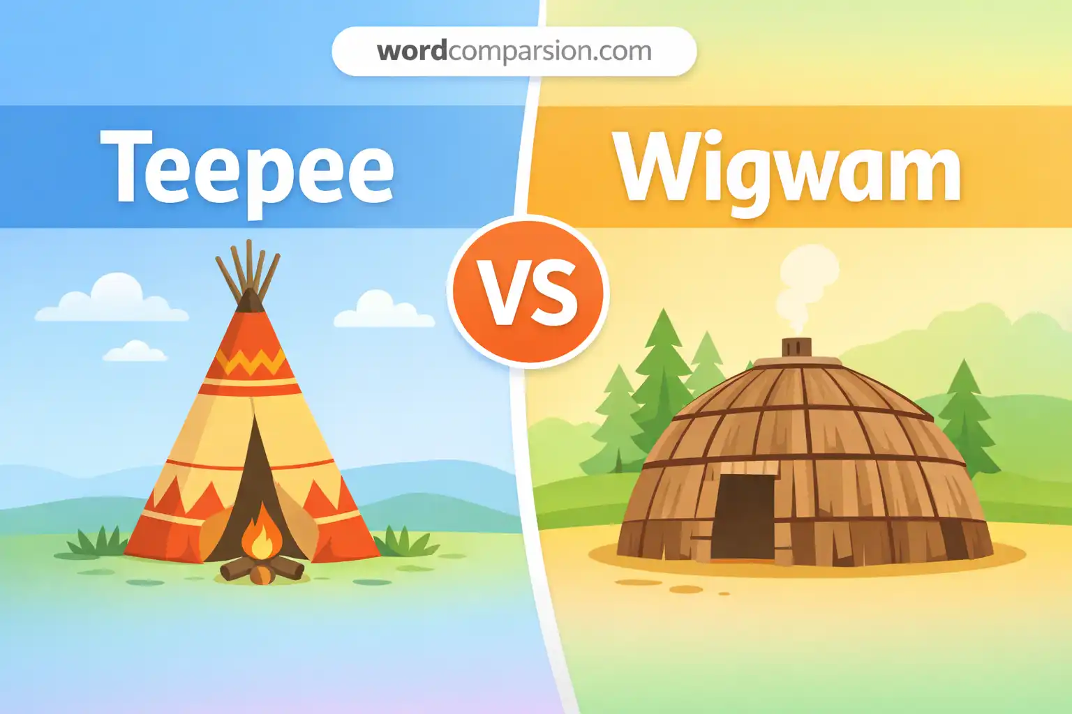 teepee vs wigwam
