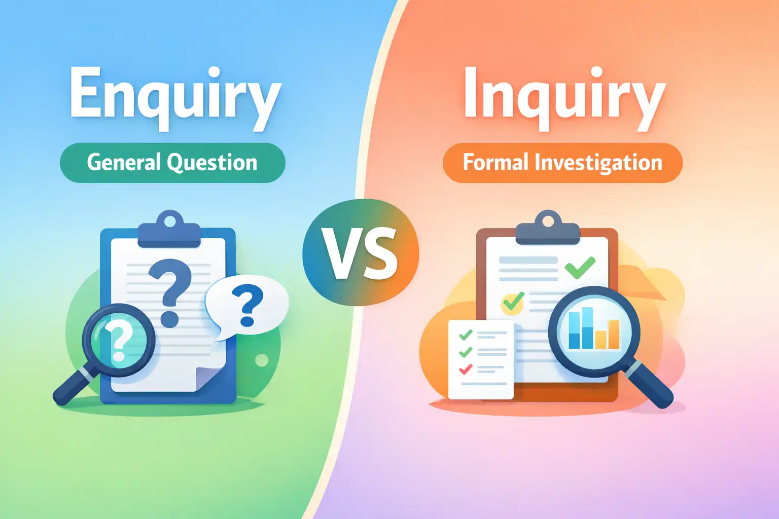 enquiry vs inquiry