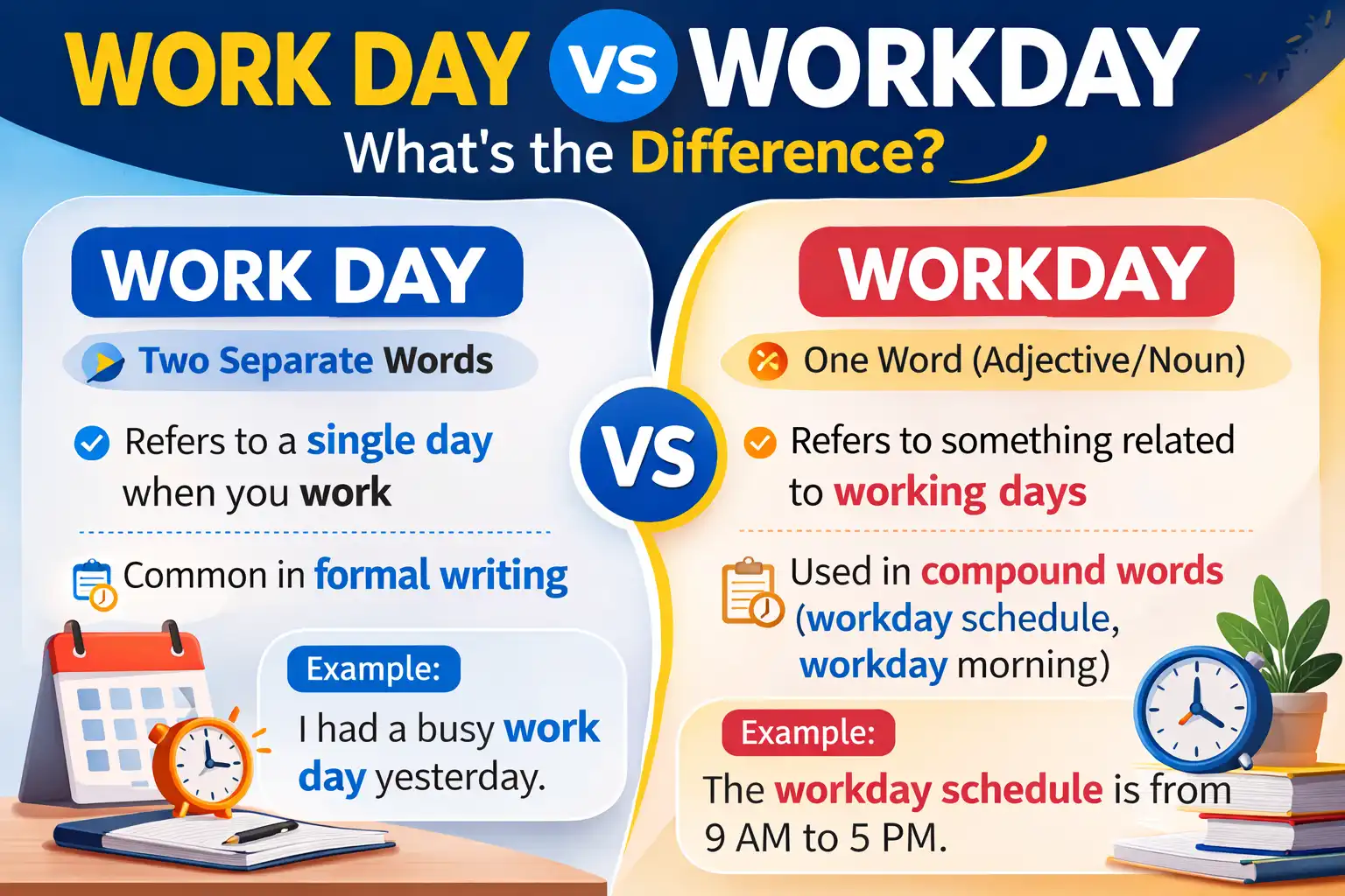 work day vs workday
