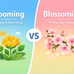blooming vs blossoming